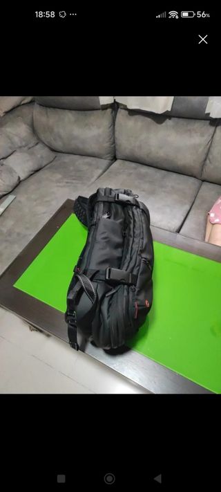 Mochila viaje negra | compacta