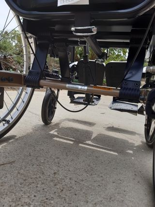 Sillla de ruedas de posicionamiento.