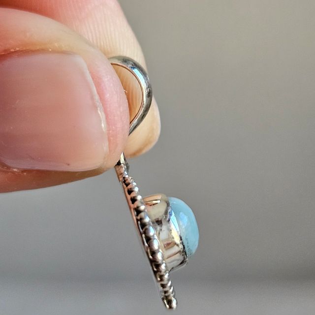 Colgante plata 925 larimar