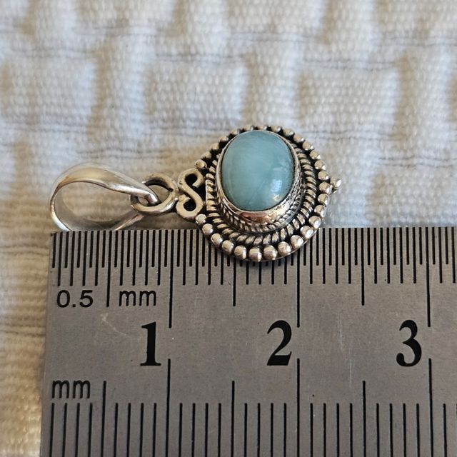 Colgante plata 925 larimar