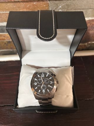 Reloj cronógrafo de acero
