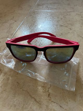 Gafas sol modernas - negras y rosas