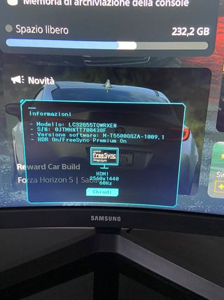Monitor Samsung Odyssey G5 32" Curvo