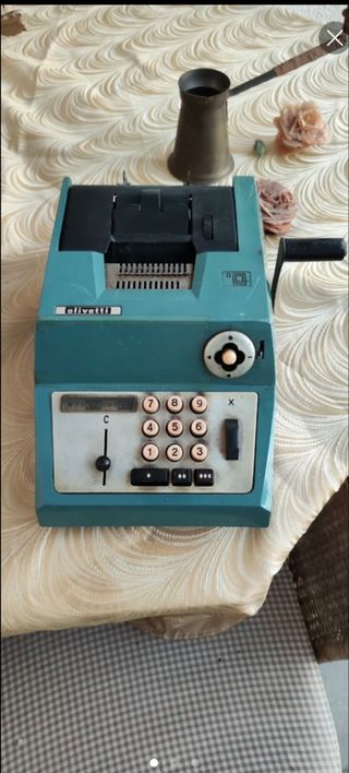 Calculadora antigua vintage Olivetti PRIMA 20 1960