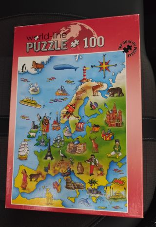 Puzzle Europa 100 piezas