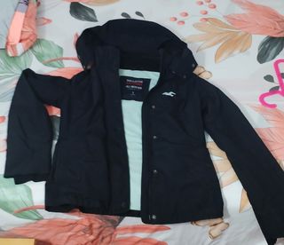 Chaqueta Hollister negra - Talla S