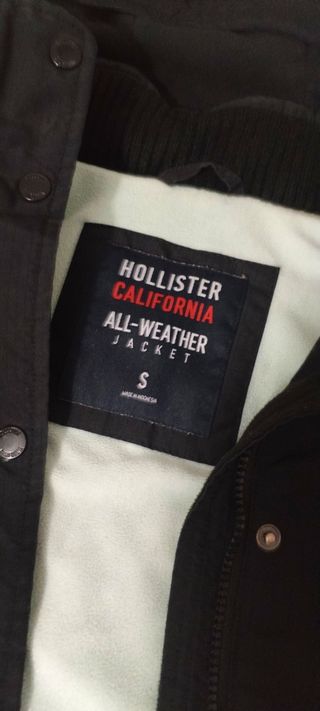 Chaqueta Hollister negra - Talla S