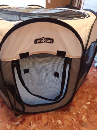 Parque plegable perro Nobleza 92x92x58cm