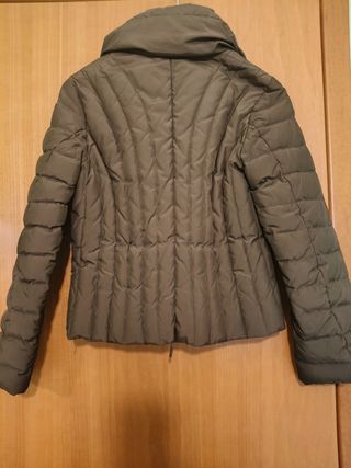Piumino donna verde oliva