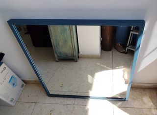 Espejo Ikea azul - 70x70cm
