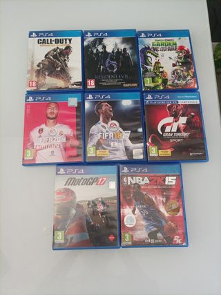 8 Juegos PS4 (PlayStation 4) Variados