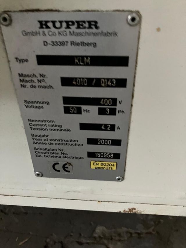 Encolador paquetes de chapa kuper