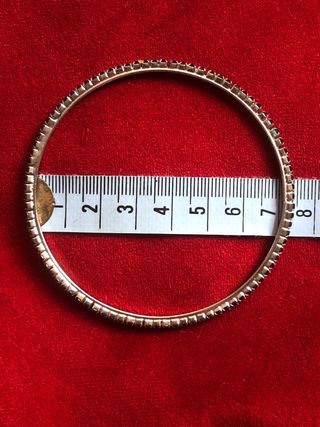 Bracciale rigido argento nero