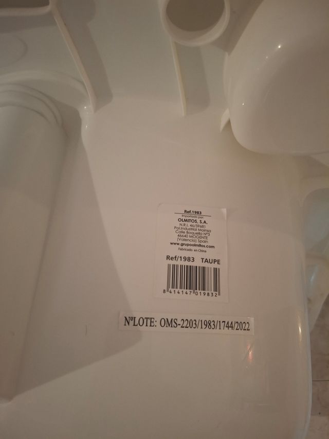 Bañera bebé plegable c/reductor
Muy cómodo