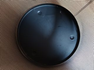 Papelera metálica negra