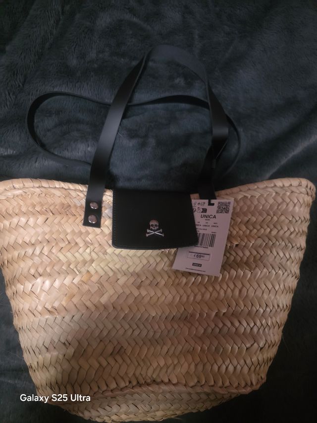 Bolso Scalpers beige y negro