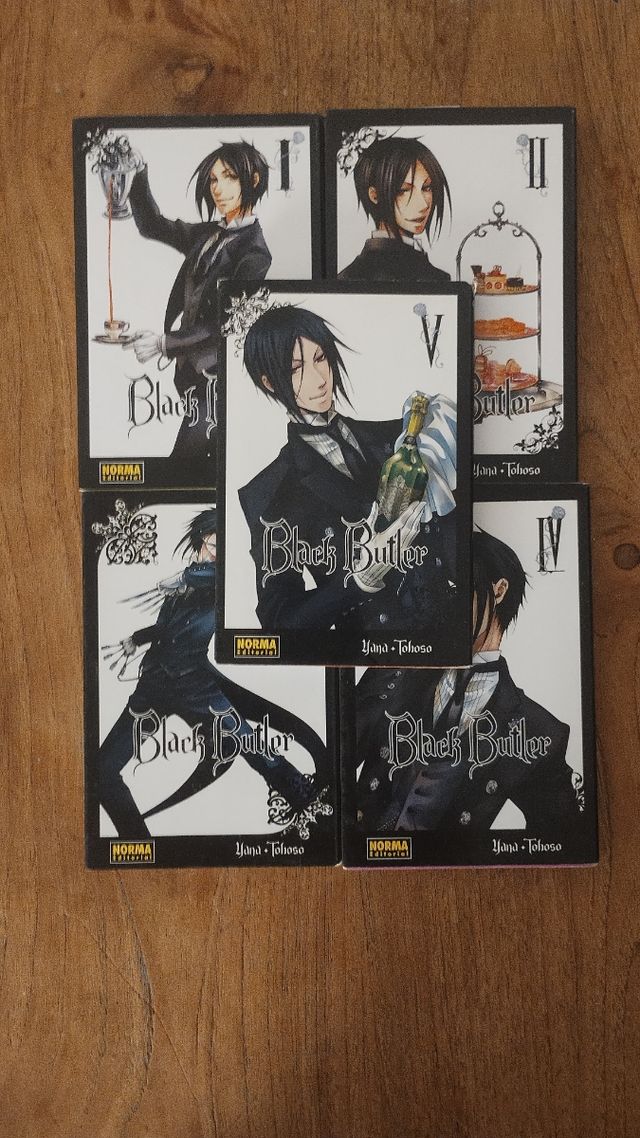 BLACK BUTLER vol 1 a 5