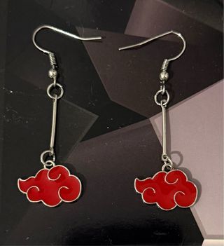 Pendientes nube roja anime naruto