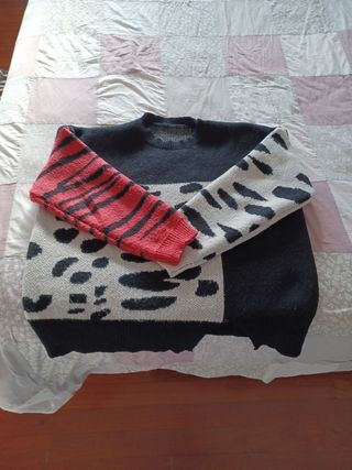 Jersey bicolor - Rojo y Negro