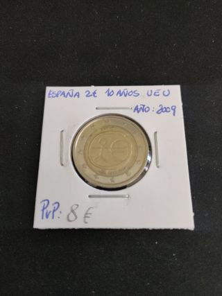 Moneda 2€ España 2009 - 10 años UE