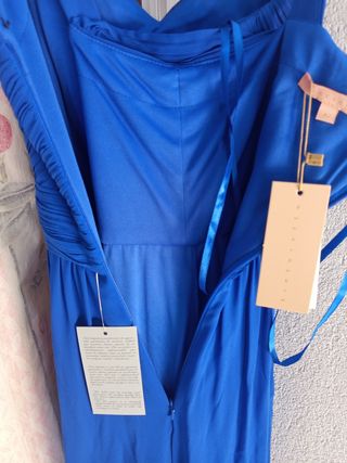 Vestido largo Tintoretto azul