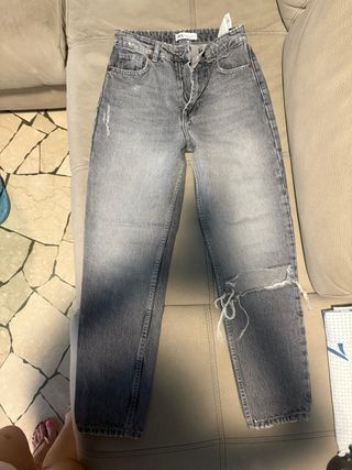 Jeans Zara grigi usati