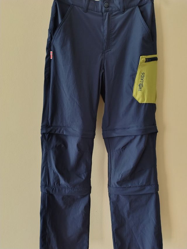 Pantalones trekking niño, 2 alturas