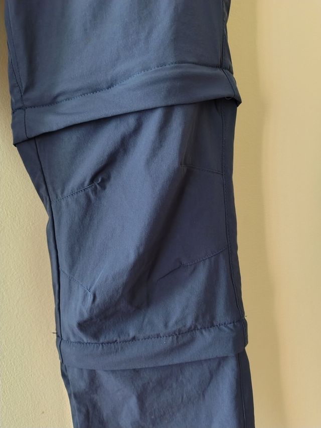 Pantalones trekking niño, 2 alturas