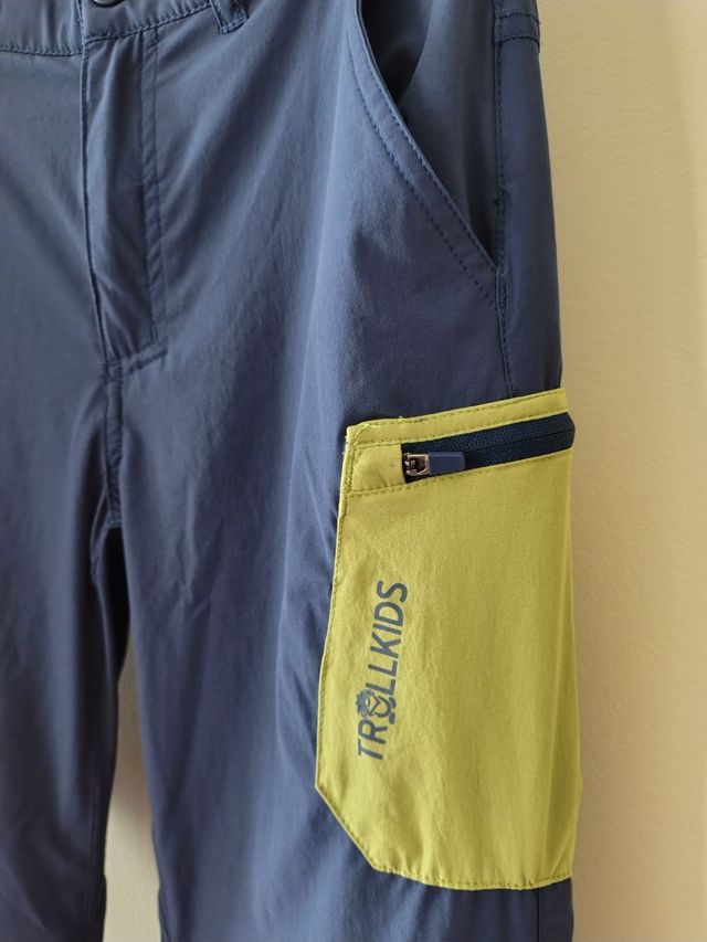 Pantalones trekking niño, 2 alturas