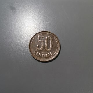 Moneda 50 Céntimos 1937 II República 