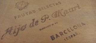 CAJA MADERA FRUTAS MAURI