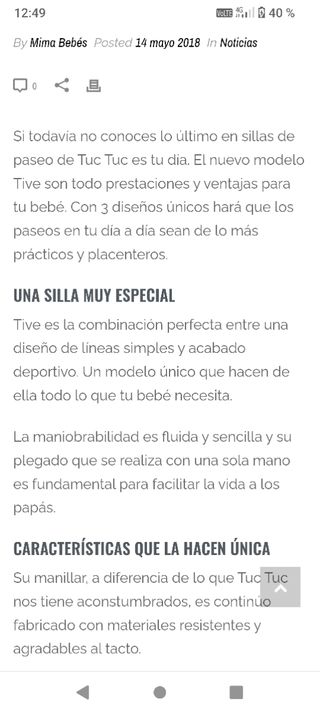 Silla paseo Tuc Tuc - Estrellas
