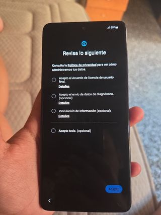 Samsung Galaxy A71 - móvil negro