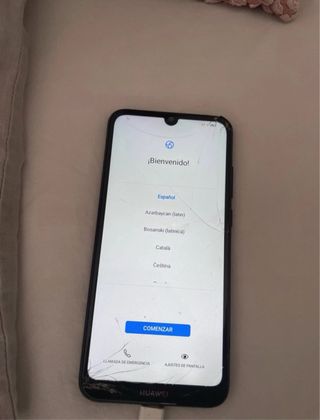Huawei Y6 2019 nero - schermo danneggiato
