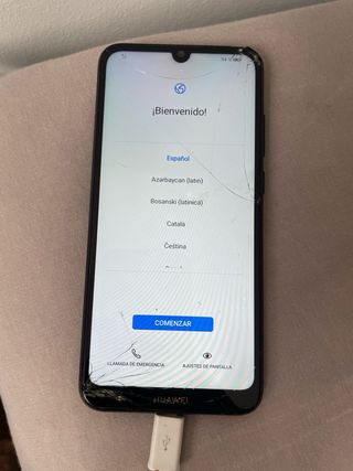 Huawei Y6 2019 nero - schermo danneggiato