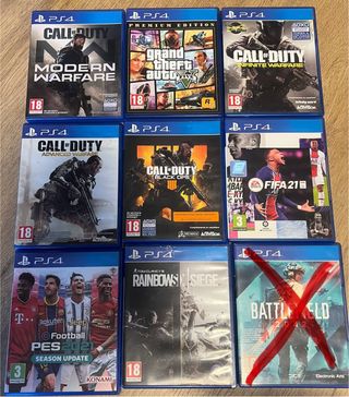 8 Juegos PS4 Variados