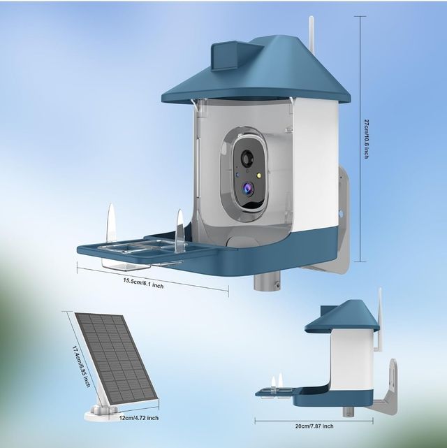 Comedero pajaros con cámara AI