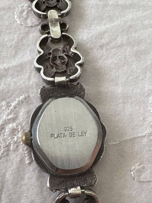 Reloj pulsera antiguo plata ley 925.