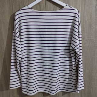 Jersey crema con raya rosa