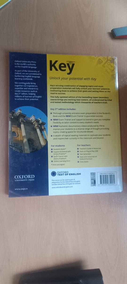 Key to Bachillerato 1. Student's Book. 2 Edition