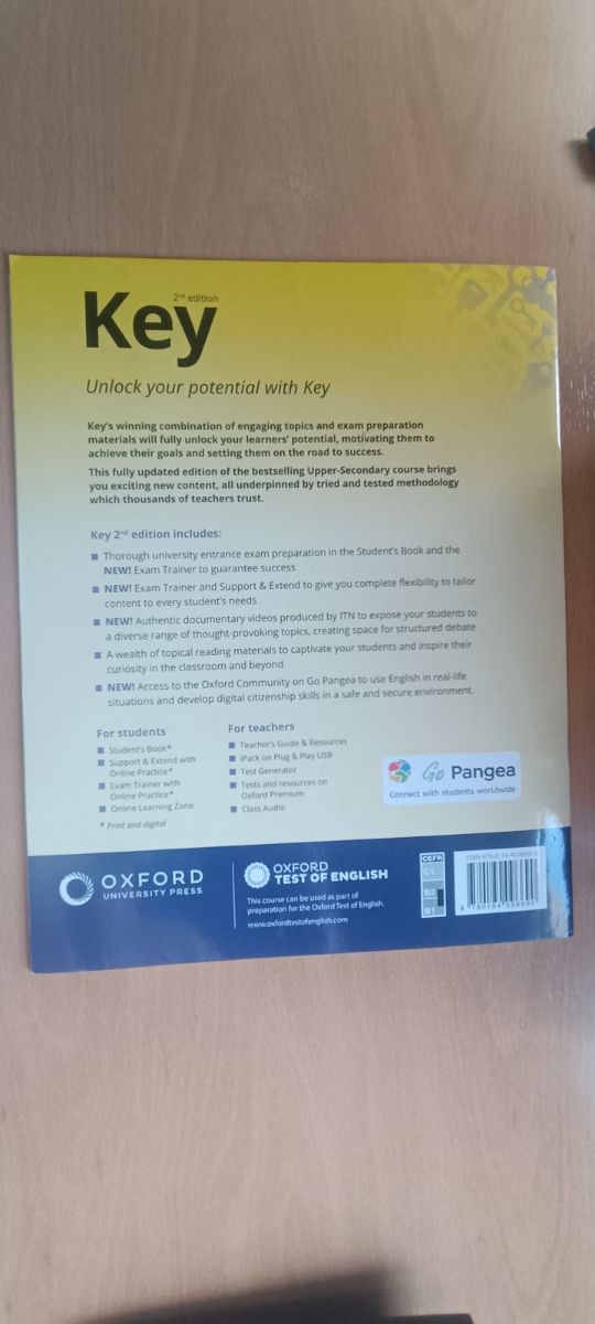 Key to Bachillerato 1. Student's Book. 2 Edition