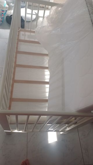 Berço bebé branco - Mini cama