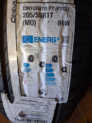 4 Pirelli Cinturato P7 205/55R17 91W