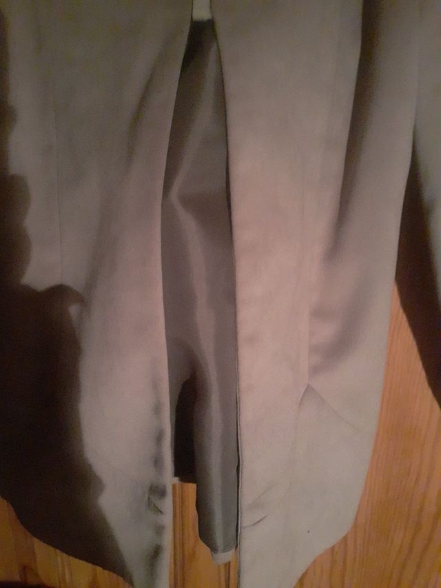 Chaqueta beige cremallera L