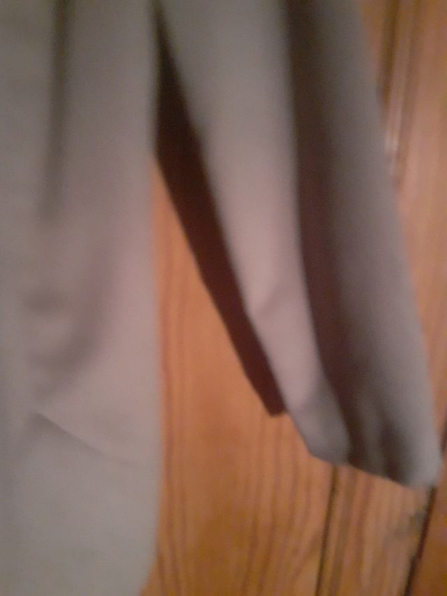 Chaqueta beige cremallera L