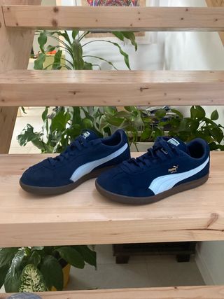 Zapatillas Puma Liga - Azul/Blanco