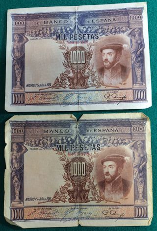 Billete 1000 Ptas 1925 - CARL I