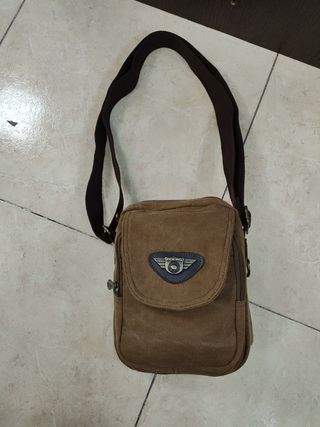 Bandolera hombre lona