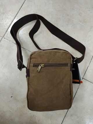 Bandolera hombre lona