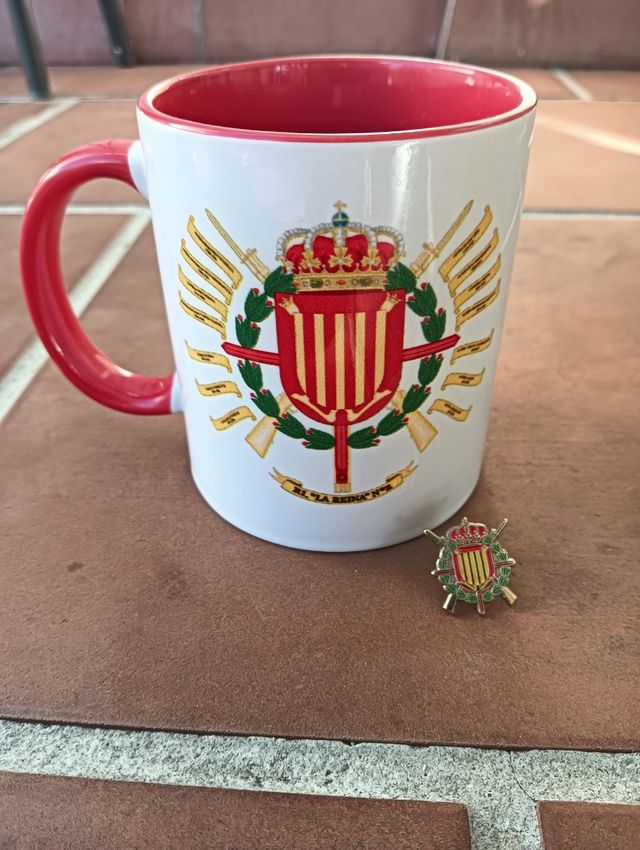 Taza Ejército Tierra R.I 2 + PIN del regimiento